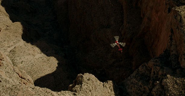 EC-130 soaring over the Black Canyon.