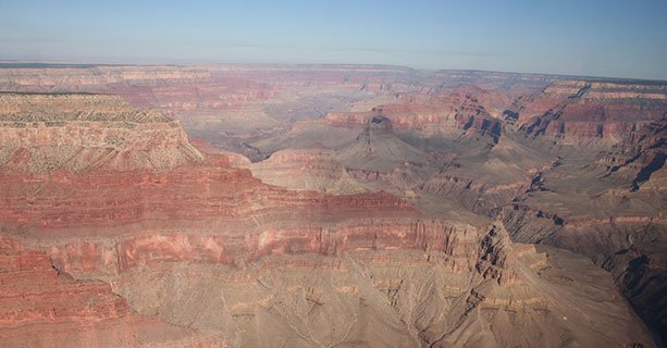 A view of the colossal expanse of the Grand Canyon National Park.